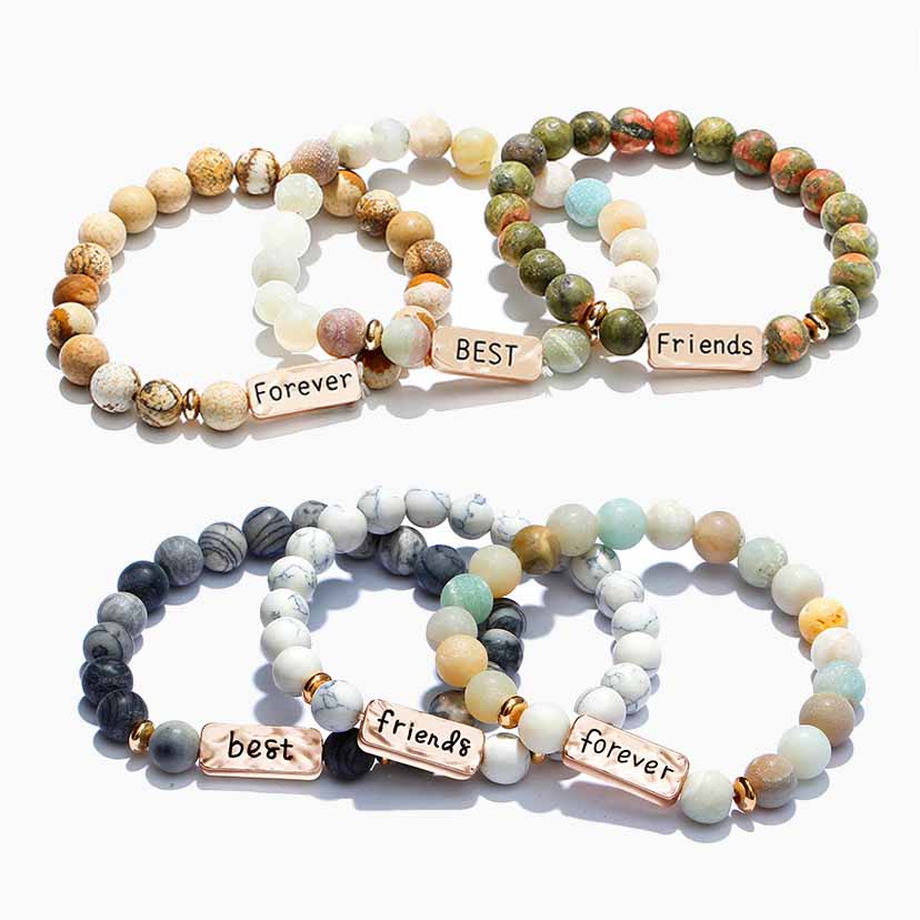 3 best friends, 3 best friend bracelet, best friend bracelet for 3 , f –  YouLoveYouShop